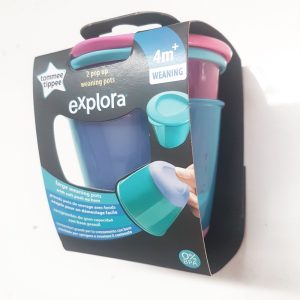 Контейнер за кърма Tommee Tippee Explora, 2 бр. розов