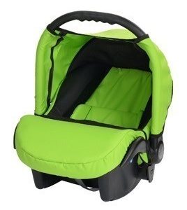 Кошче за бебета за кола Baby Merc Junior Twist зелено и черно