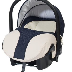 Кошче за бебета за кола Baby Merc Style морско синьо с кремаво