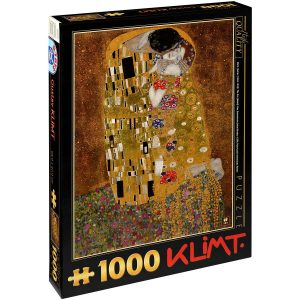 Пъзел D-Toys от 1000 части – Целувката, Густав Климт