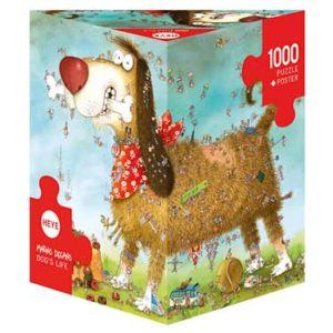 Пъзел Heye от 1000 части - Животът на кучето, Марино Дегано