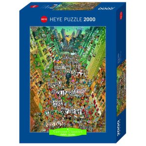Пъзел Heye от 2000 части - Протест!, Марино Дегано