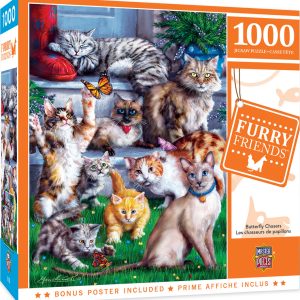 Пъзел Master Pieces от 1000 части - Игра с пеперуди