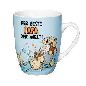 Порцеланова чаша с надпис "DER BESTE PAPA DER WELT"