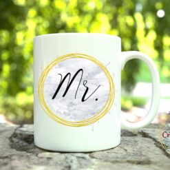 Alternative view of Комплект чаши Mr. & Mrs. – Подарък за младоженци